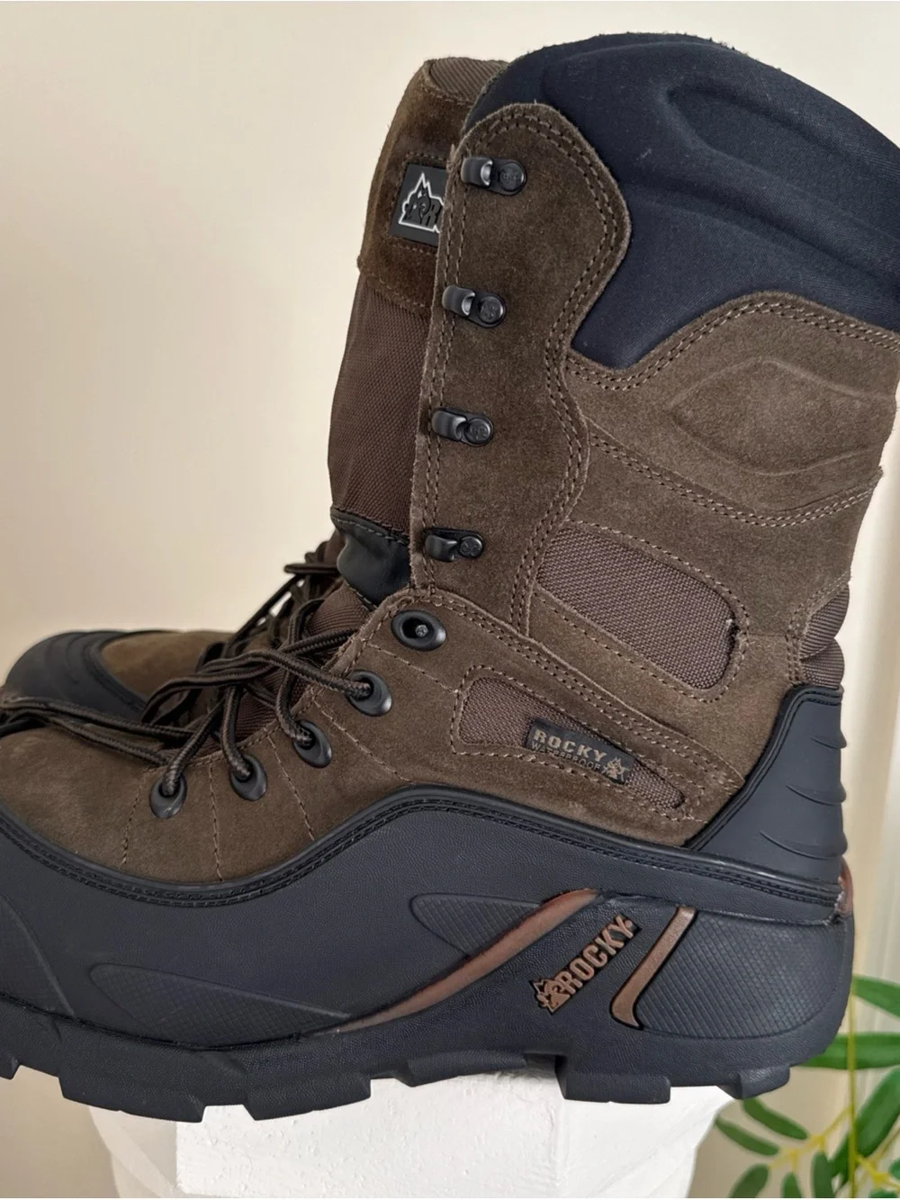 Rocky Blizzard Stalker Boots 9” Waterproof 1200G Insulated 10 M Men FQ0005454